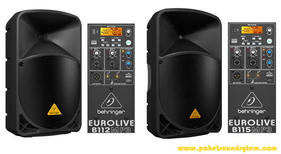 Speaker Aktif PA Behringer Eurolive B115MP3 & B112MP3