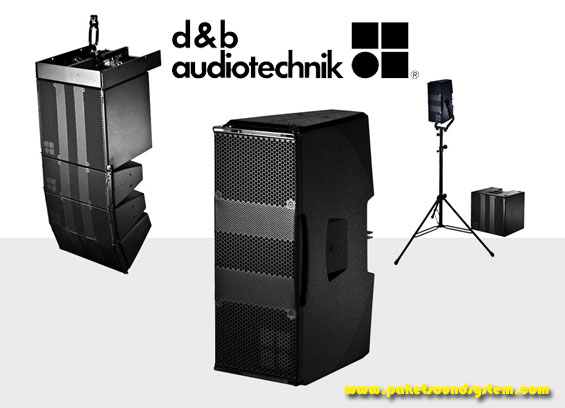 Paket Sound System Line Array Profesional D&b Audiotechnik Seri T ...