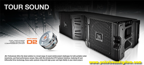 Sistem Speaker Line Array Kompak JBL VTX V20 dan S25