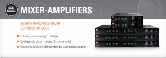 Mixer Amplifier Sound System JBL Komersial Seri CS