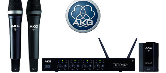 Sistem Mikrofon Wireless Digital AKG DMS Tetrad