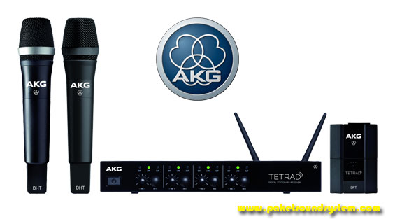 Sistem Mikrofon Wireless Digital AKG DMS Tetrad