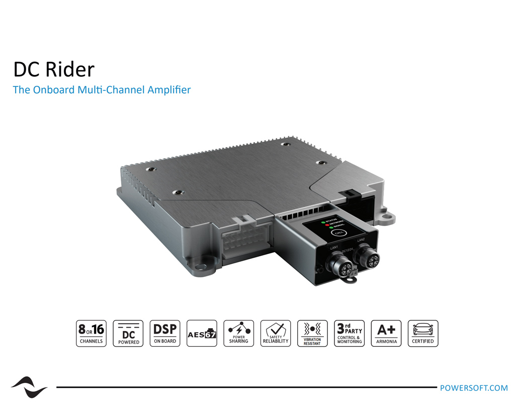 Amplifier Sound System Powersoft DC Rider