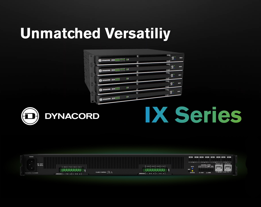 Audio Power Amplifier Dynacord IX Series