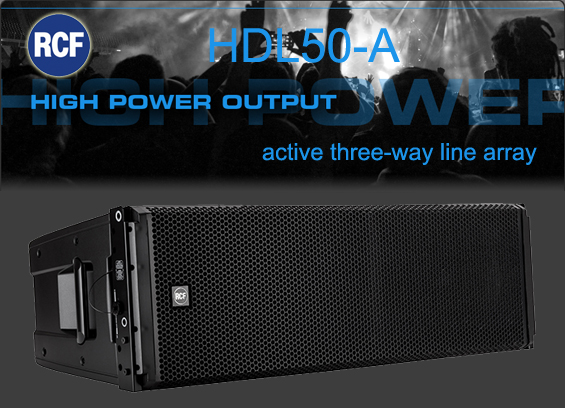 Sound System Line Array Aktif RCF HDL50-A