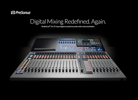 Mixer Digital PreSonus StudioLive 24 III