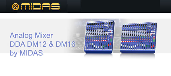 Mixer Audio DDA dari Midas