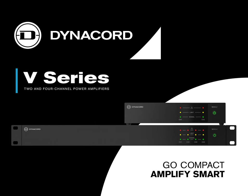 Power Amplifier Sound System 4 Channel Dynacord V600:4