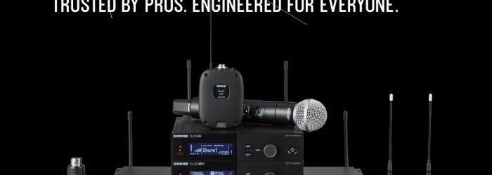 Sistem mikrofon wireless Shure SLX-D+