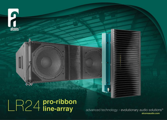 Sound System Line Array Pro Ribbon Alcons Audio LR24