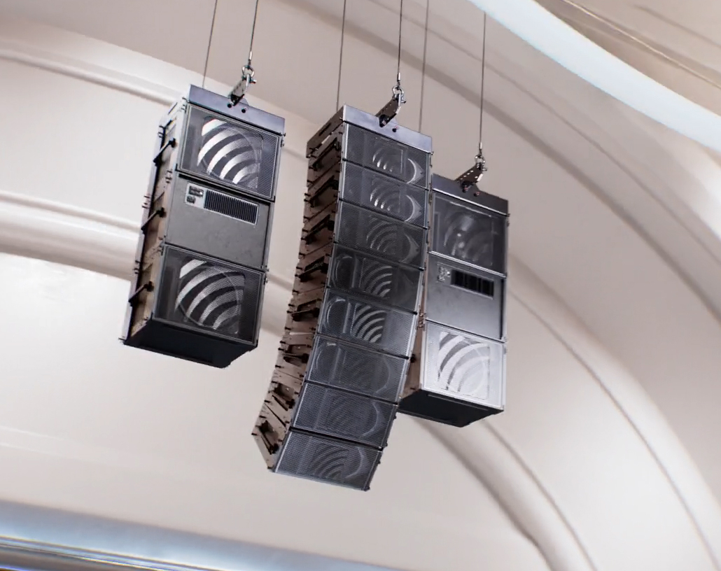 Sound system line array Meyer TIGRA dan 1800 LFC