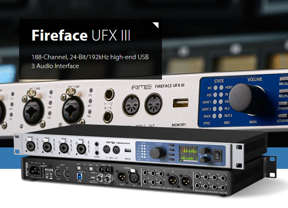 Soundcard USB RME Fireface UFX III