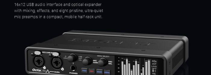 Soundcard recording USB MOTU Octalite
