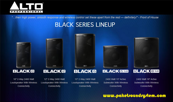 Sistem Speaker Aktif Alto Black Series