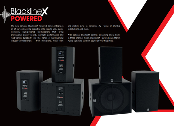 Speaker Sound System Martin Audio BlacklineX Powered