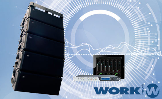 Sound System Line Array Aktif WorkPro SL210A