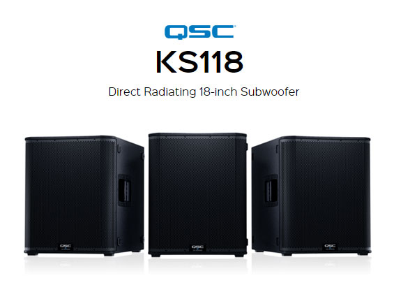 Speaker Subwoofer Aktif QSC Audio KS118