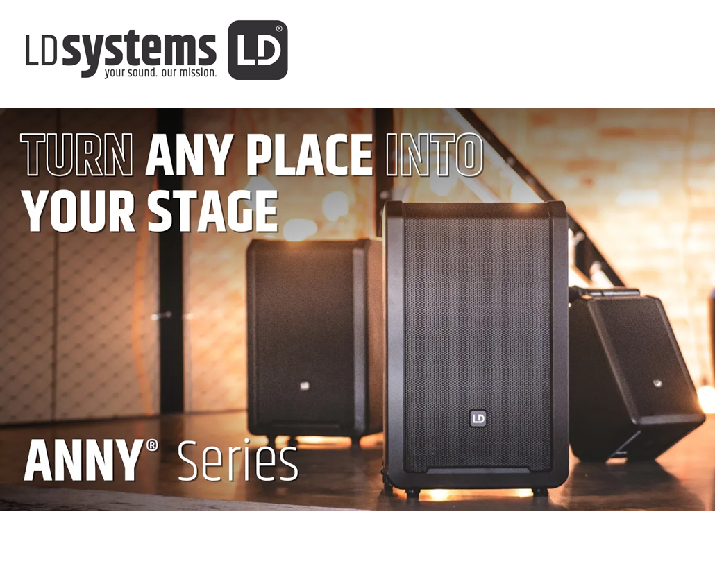 Speaker sound system aktif portabel LD Systems ANNY 12