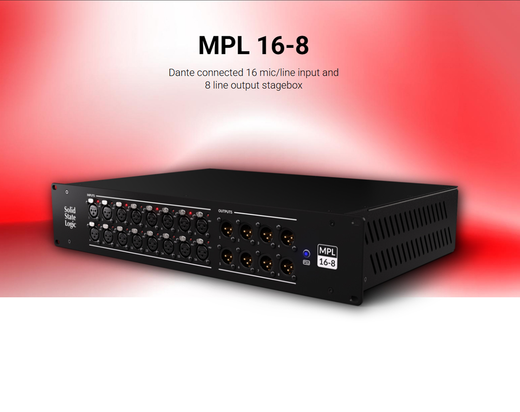 Stagebox Audio Solid State Logic MPL 16-8