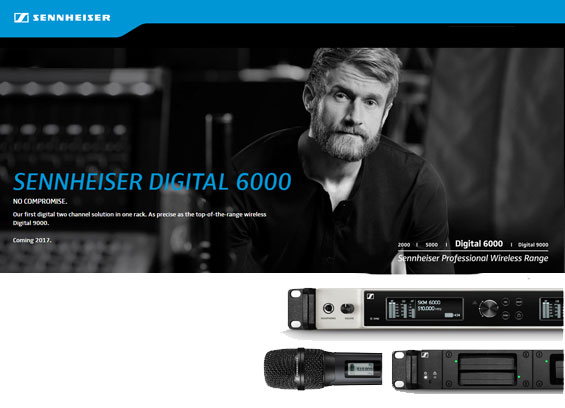 Mikrofon Wireless Digital Sennheiser Seri 6000