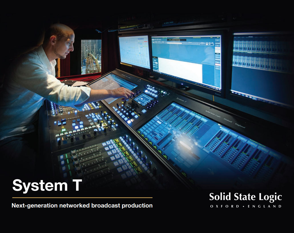Mixer Audio Digital Imersif Solid State Logic System T