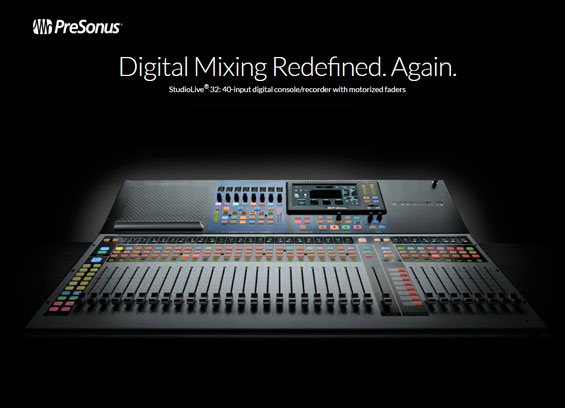 Mixer Digital PreSonus StudioLive Seri III