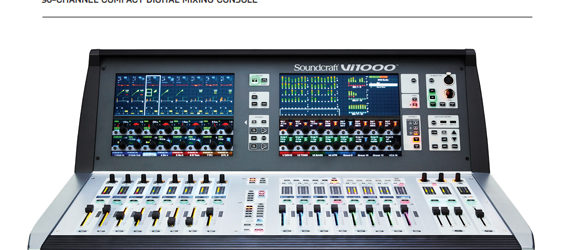 Mixer Digital Soundcraft Vi1000