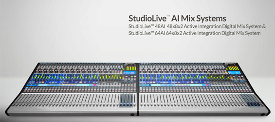 Mixer Digital PreSonus StudioLive 64AI dan 48AI