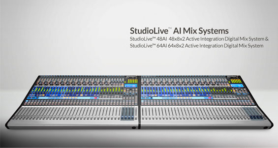 Mixer Digital PreSonus StudioLive 64AI dan 48AI