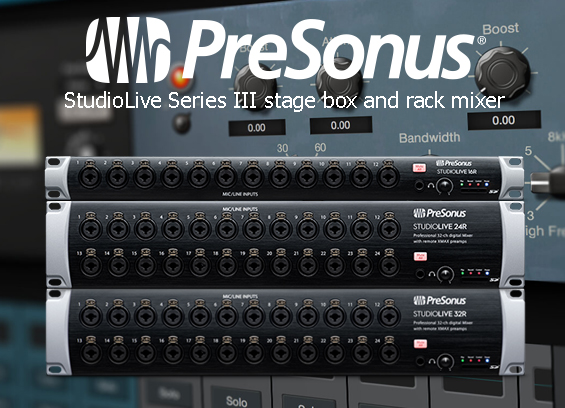 Mixer Rak Digital Presonus StudioLive Seri III