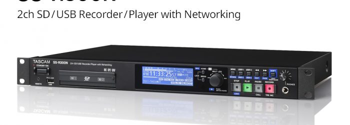 perangkat pemutar ulang dan perekam audio TASCAM SS-R300N