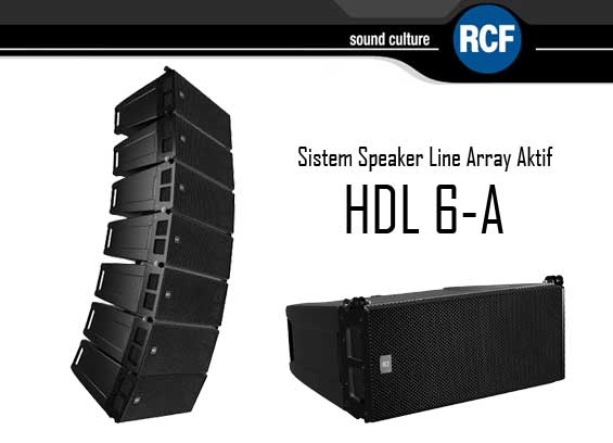 Speaker Line Array Aktif RCF HDL 6-A