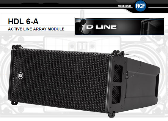 paket line array rcf