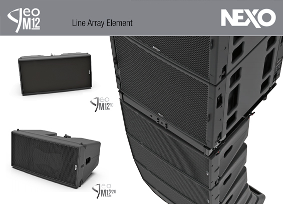 NEW GEO M12 LINE ARRAY COMPLETES GEO M SERIES NEXO, 59% OFF